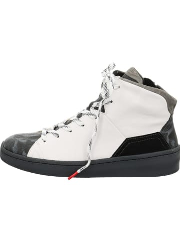 Think! Leren sneakers wit/zwart