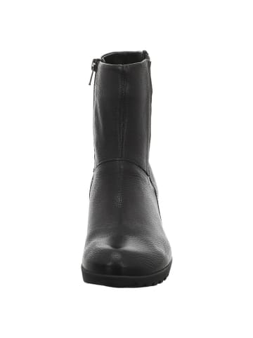 Think! Leder-Stiefeletten in Schwarz