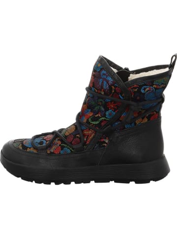 Think! Leder-Winterstiefel in Schwarz/ Bunt