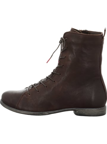 Think! Leder-Boots in Braun