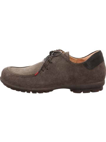 Think! Leder-Schnürschuhe in Braun