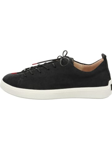 Think! Leder-Sneakers in Schwarz