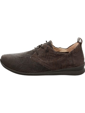 Think! Leder-Sneakers in Braun