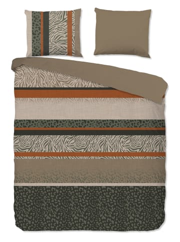 Good Morning Bettwäsche-Set "Chimene" in Hellbraun/ Beige