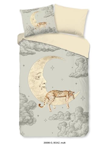 Good Morning Beddengoedset "Boaz" grijs/beige