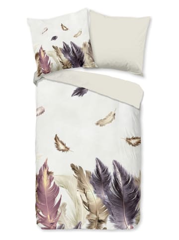 Good Morning Bettwäsche-Set "Bobo" in Creme/ Beige