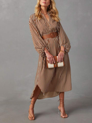 LA Angels Kleid in Beige/ Hellbraun