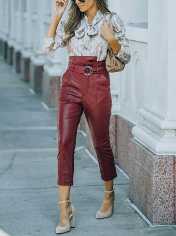 LA Angels Bluzka w kolorze biało-brązowym