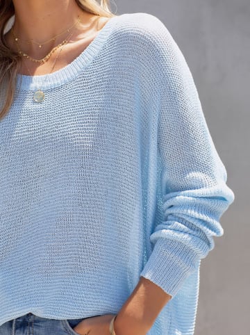 LA Angels Sweter w kolorze błękitnym