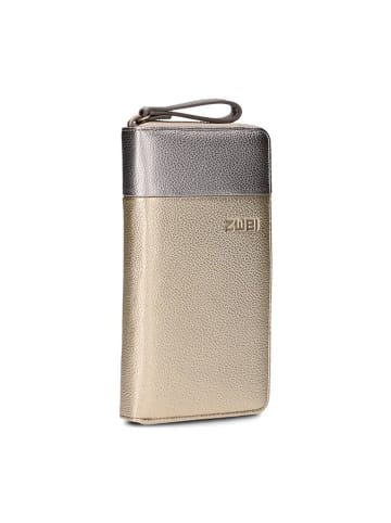 Zwei Geldbörse in Gold/ Silber - (B)11 x (H)20 x (T)3 cm