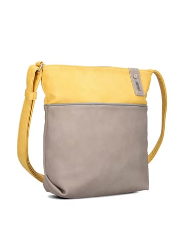 Zwei Umhängetasche in Gelb/ Grau - (B)29 x (H)27 x (T)8 cm