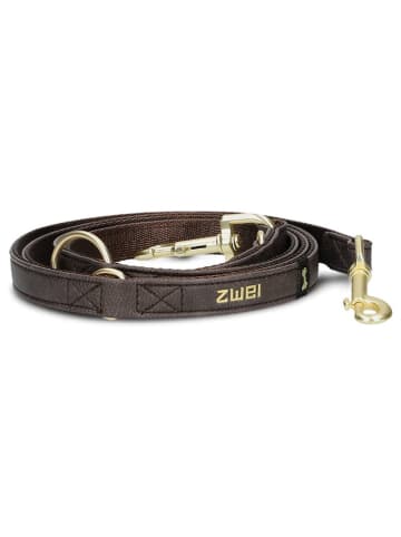 Zwei Leine in Braun - (L)200 cm