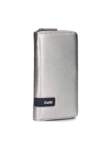 Zwei Geldbörse in Silber - (B)11 x (H)20 x (T)3 cm