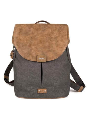 Zwei Rucksack in Anthrazit/ Hellbraun - (B)31 x (H)37 x (T)13 cm