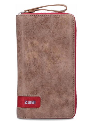 Zwei Geldbörse in Hellbraun - (B)11 x (H)19 x (T)3 cm