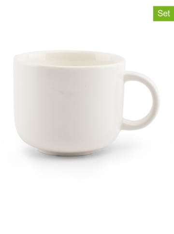 Salt and Pepper 4er-Set: Mokkatassen ''Nuo'' in Weiß - 150 ml