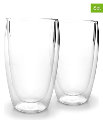 Salt and Pepper 2er-Set: Kaffeegläser "Vienna" - 440 ml