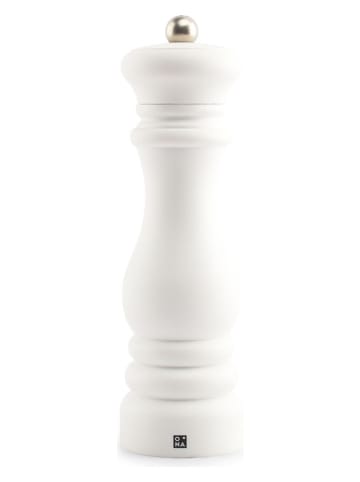 Salt and Pepper Młynek "Pepe" w kolorze białym do soli i pieprzu - wys. 21 cm