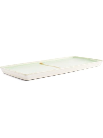 Salt and Pepper Taca "Flow" w kolorze zielonym do serwowania - 14 x 32 cm