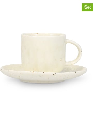 Salt and Pepper 4er-Set: Mokkatassen ''Studio Urban'' in Creme - 90 ml