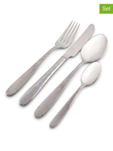 Salt and Pepper 16-częściowy zestaw sztućców "Nido" w kolorze srebrnym