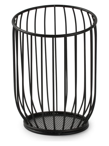 Salt and Pepper Dekokorb "Loft" in Schwarz - (H)16 x Ø 12 cm