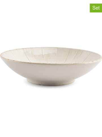 Salt and Pepper 4er-Set: Schalen ''Eclipse'' in Beige/ Weiß/ Grün - (H)5 x Ø 19 cm