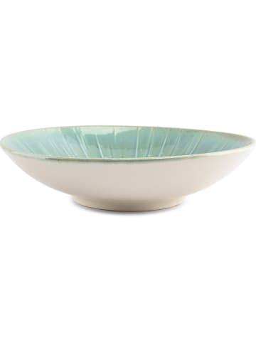 Salt and Pepper Schüssel ''Eclipse'' in Türkis/ Beige - (H)7,5 x Ø 29,5 cm