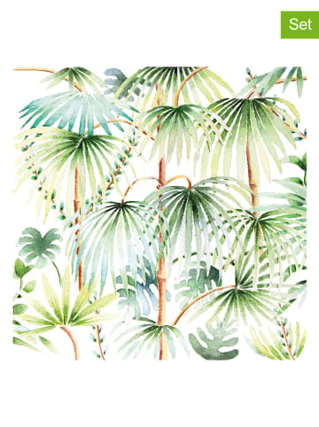 ppd Serwetki (40 szt.) "Palmiers" w kolorze zielonym