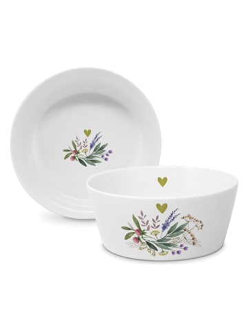 ppd Schale "Provence" in Weiß - Ø 15 cm