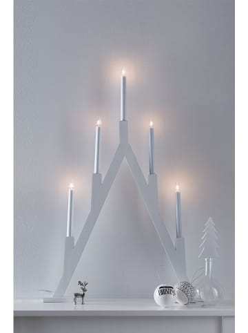 Marksljöd Adventslamp "Bjurfors" wit - (B)56 x (H)77 cm
