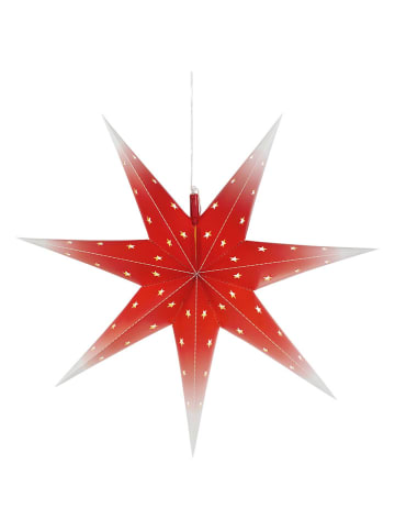 Marksljöd LED-Dekoobjekt "Nicolas" in Rot - (B)60 x (H)60 x (T)21 cm