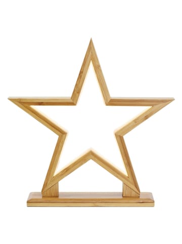 Marksljöd LED-Dekoobjekt "Bobo" in Hellbraun - (B)32 x (H)33 cm