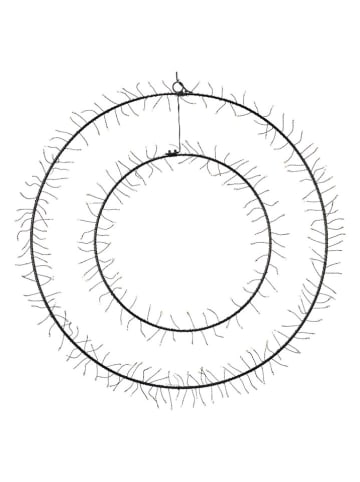 Marksljöd Dekoracja świąteczna LED "Double" w kolorze czarnym - Ø 50 cm