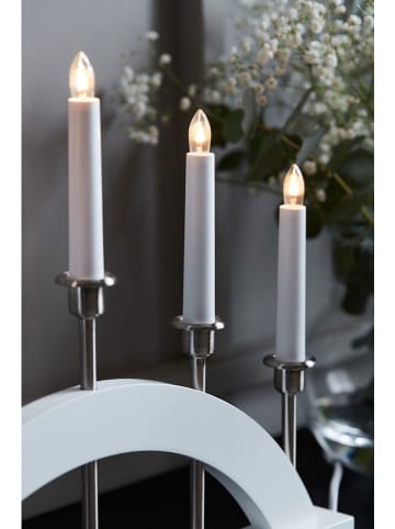 Marksljöd Adventslamp "Bridge" wit - (B)47 x (H)36 cm