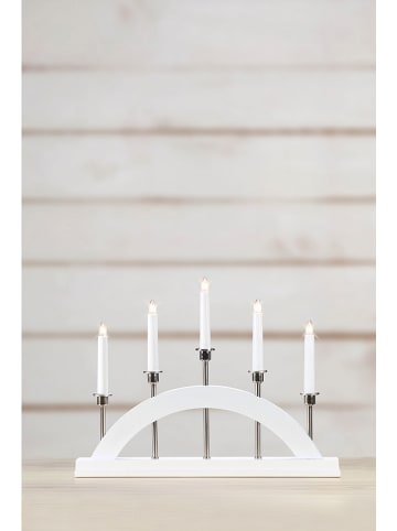 Marksljöd Adventslamp "Bridge" wit - (B)47 x (H)36 cm
