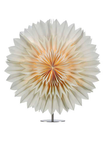Marksljöd Lampa stołowa "Solina" w kolorze jasnoszaro-srebrnym - 58 x 58 x 16 cm