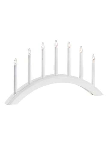 Marksljöd Lampa adwentowa "Avento" w kolorze białym - 56 x 32 cm