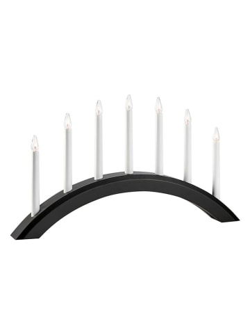 Marksljöd Adventsleuchter "Avento" in Schwarz - (B)56 x (H)32 cm