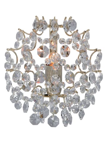 Marksljöd Wandlamp "Rosendal" zilverkleurig - (B)19 x (H)21 x (D)10 cm