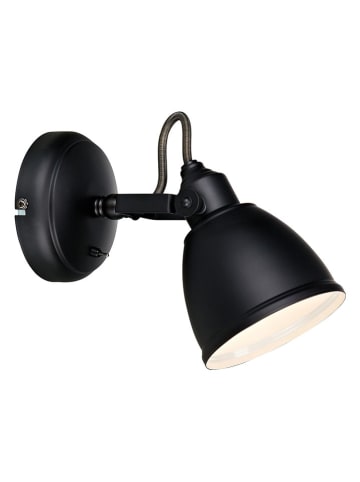 Marksljöd Lampa ścienna "Fjällbacka" w kolorze czarnym - 12 x 17 x 19,5 cm