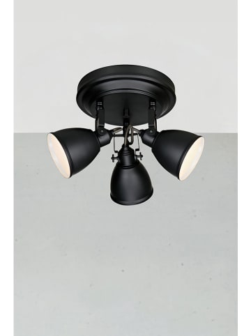 Marksljöd Plafonnière "Fjällbacka" zwart - (H)26 x Ø 35 cm