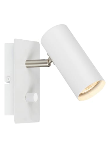Marksljöd Wandlamp "Barcelona" wit - (B)8 x (H)15 x (D)15,5 cm