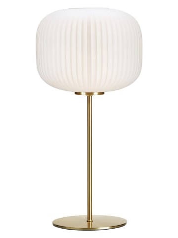 Marksljöd Tischleuchte "Sober" in Weiß/ Gold - (H)50 x Ø 25 cm