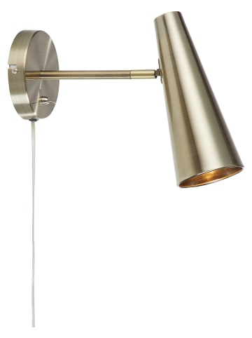Marksljöd Wandlamp "Peak" goudkleurig - (B)12 x (H)22 x (D)28 cm