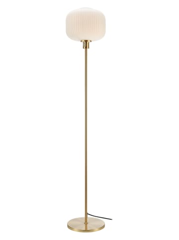 Marksljöd Standleuchte "Sober" in Gold/ Weiß - (H)140 x Ø 25 cm