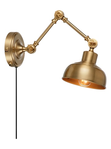 Marksljöd Lampa ścienna "Grimstad" w kolorze złotym - 16 x 18 x 47,5 cm