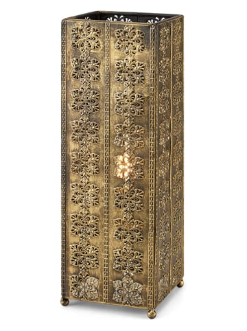 Marksljöd Tafellamp "Agra" goudkleurig - (B)12 x (H)33,5 cm