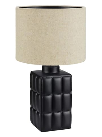 Marksljöd Tischlampe "Cuscini" in Schwarz/ Beige - (H)42,5 x Ø 24 cm