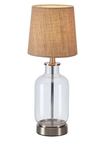 Marksljöd Tafellamp "Costero" beige/transparant - (H)43 x  Ø 17 cm